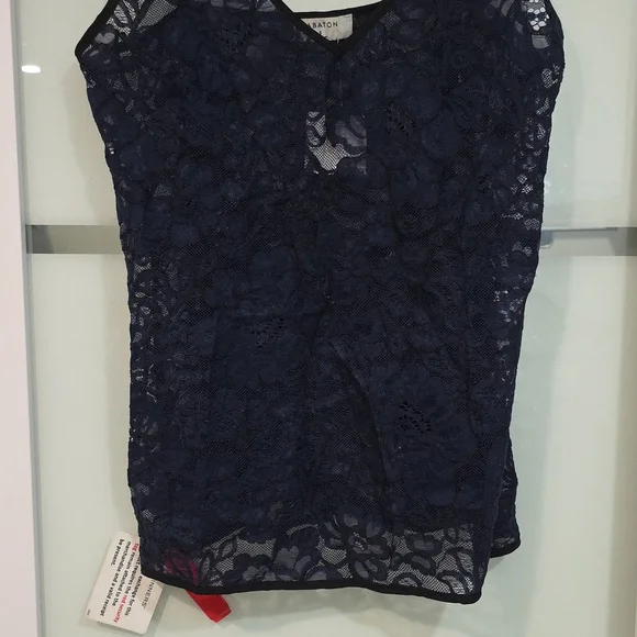 NWT Blue Babaton Halsmann Tank Sz S - Picture 13 of 16